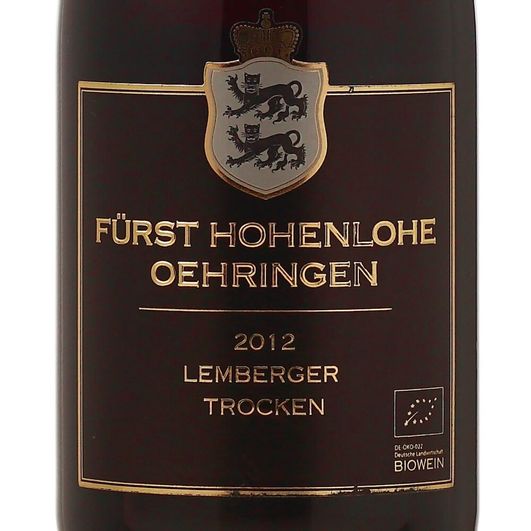 Furst-Hohenlohe-Oehringen-Lemberger-Trocken-2012--Organico-